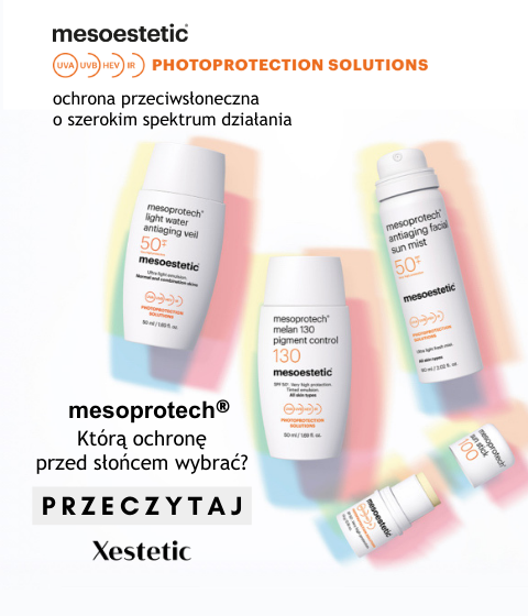 Mesoestetic mesoprotech - ochrona przeciwsłoneczna o szerokim spektrum działania - Xestetic.pl