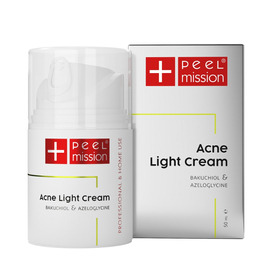 Peel Mission - Acne Light Cream - Krem dla skóry z trądzikiem pospolitym i różowatym - 50 ml