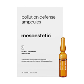 Ampułki antyoksydacyjne i anti-aging Mesoestetic Pollution Defence Ampoules (10 x 2 ml)